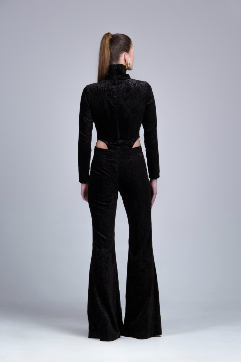Eleganckie body z tłoczonego aksamitu Eleganckie body z tłoczonego aksamitu