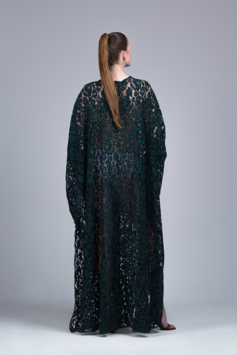 Koronkowa sukienka kimono oversize Koronkowa sukienka kimono oversize